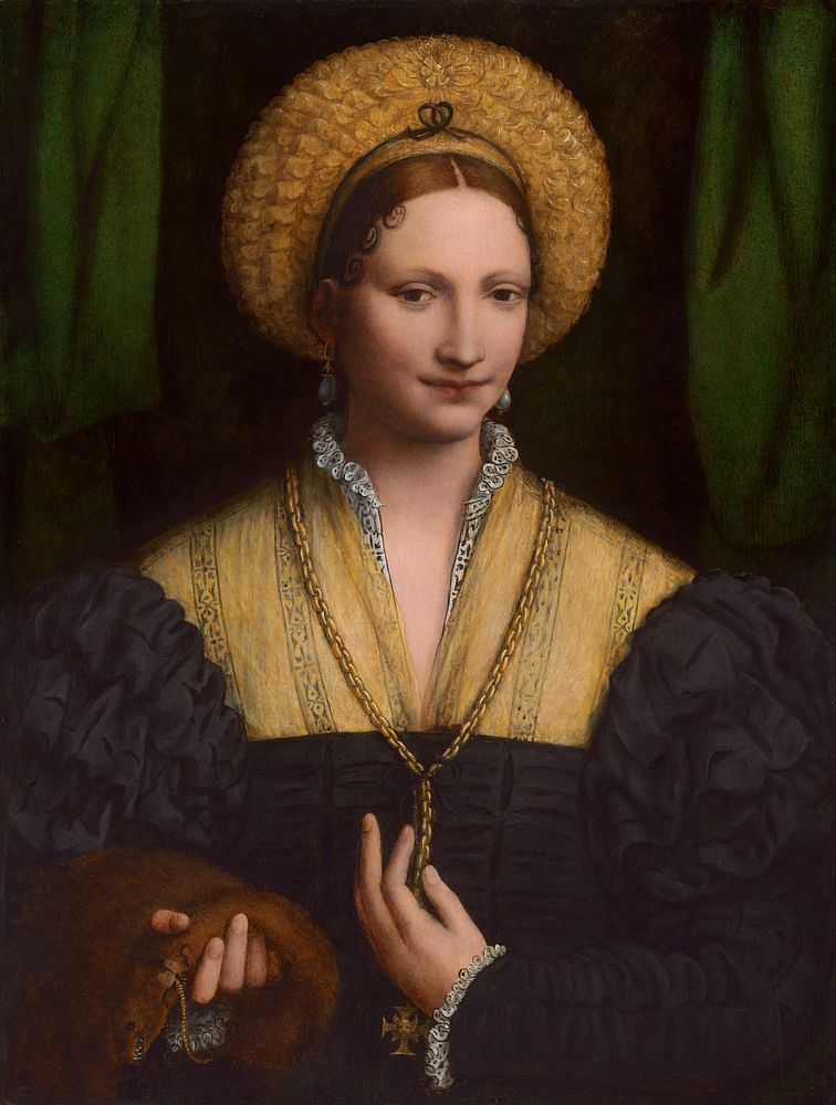 Portrait of a Lady (1520&ndash;1525) by Bernardino Luini.  