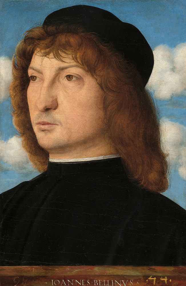 Portrait of a Venetian Gentleman (ca. 1500) by Giovanni Bellini.  