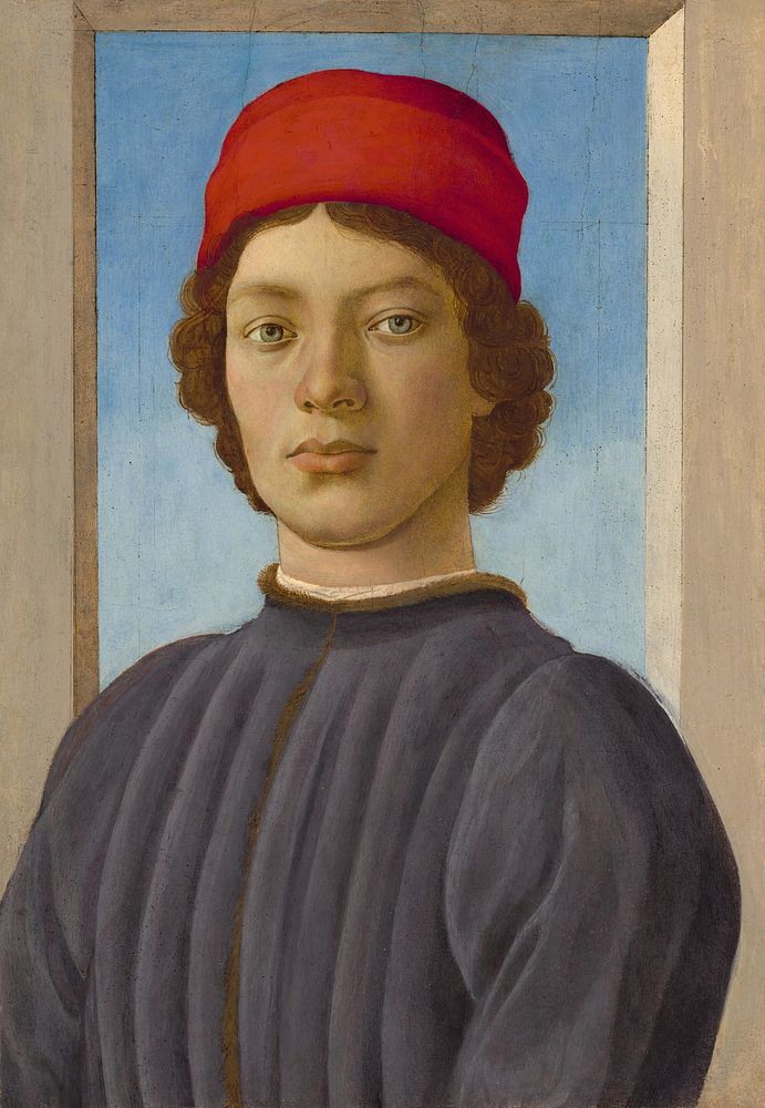 Portrait of a Youth (ca. 1485) by Filippino Lippi.  
