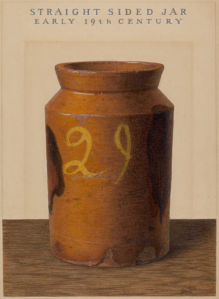 Preserve Jar (ca.1938) by Philip Smith.  