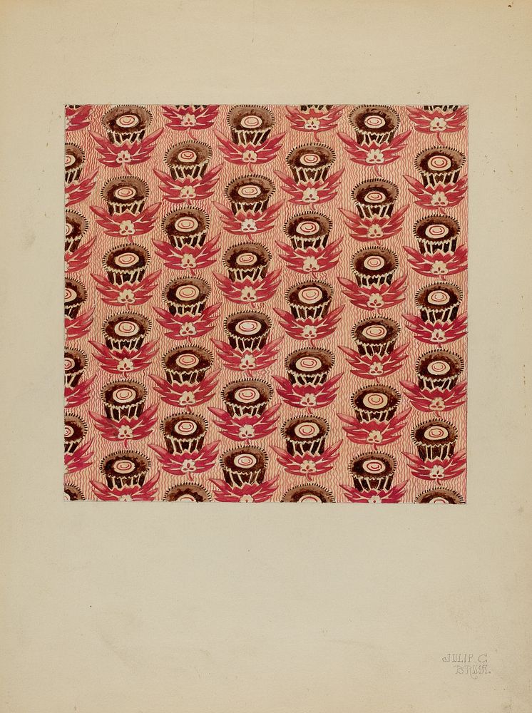 Printed Cotton (c. 1937) by Julie C. Brush.  