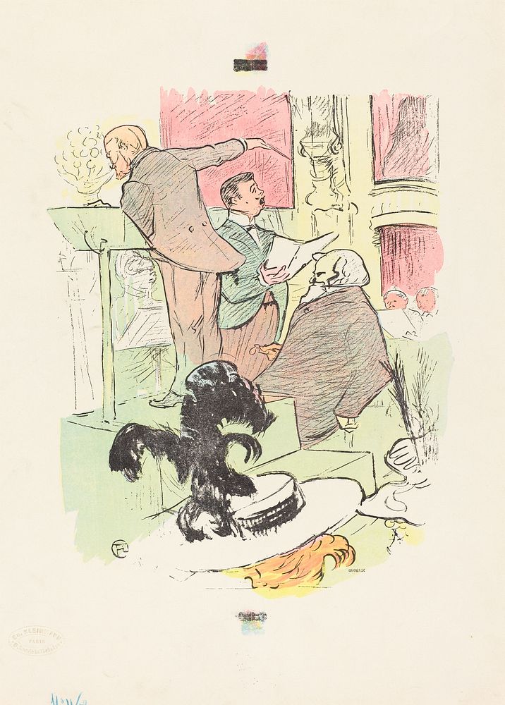 Les grands concerts de l'opera (1895) print by Henri de Toulouse–Lautrec.  