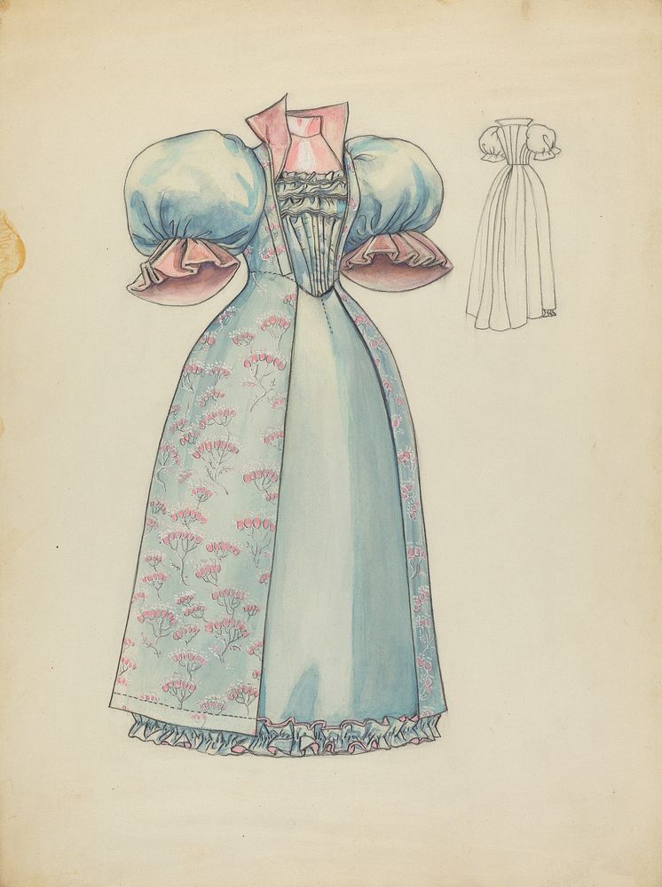 Reception Gown (c. 1940) by Jean Peszel.