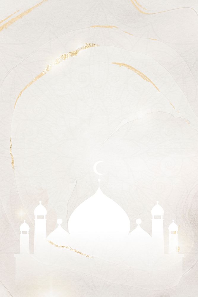 Aesthetic mosque background, Ramadan design 