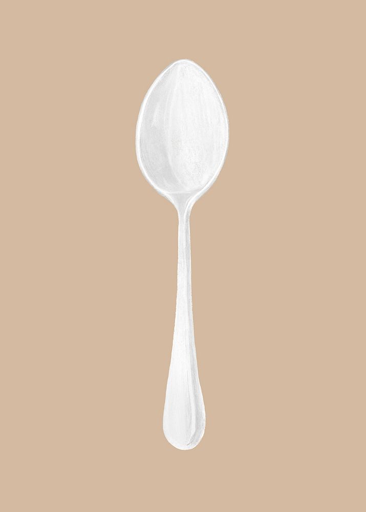 Spoon, realistic cutlery illustration