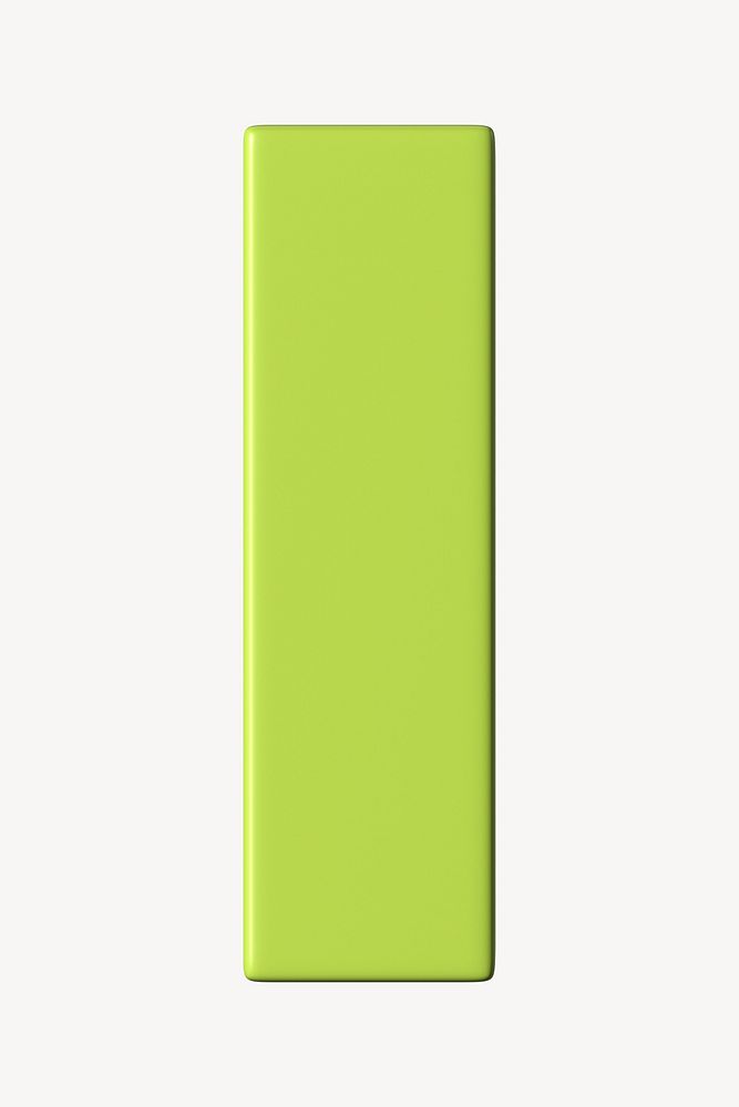 3D green rectangle, geometric shape | Free Photo - rawpixel