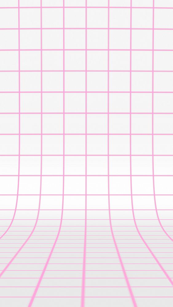 Pink grid pattern mobile wallpaper, product background