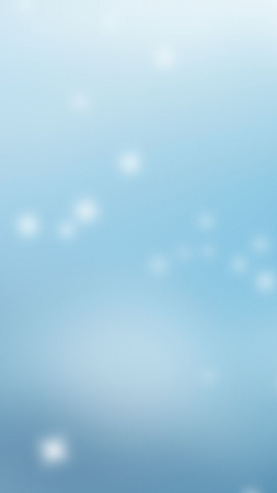 Blue Winter snow iPhone wallpaper, gradient background