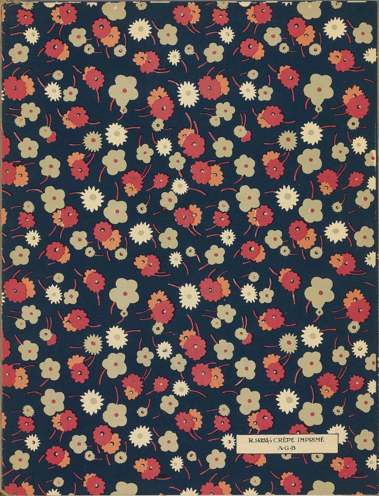 Feuillets de l' &eacute;l&eacute;gance f&eacute;minine (1929) pattern in high resolution by Charles Goy.  