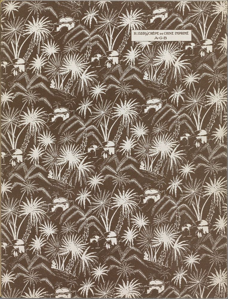 Endpaper (1931) pattern in high resolution.  