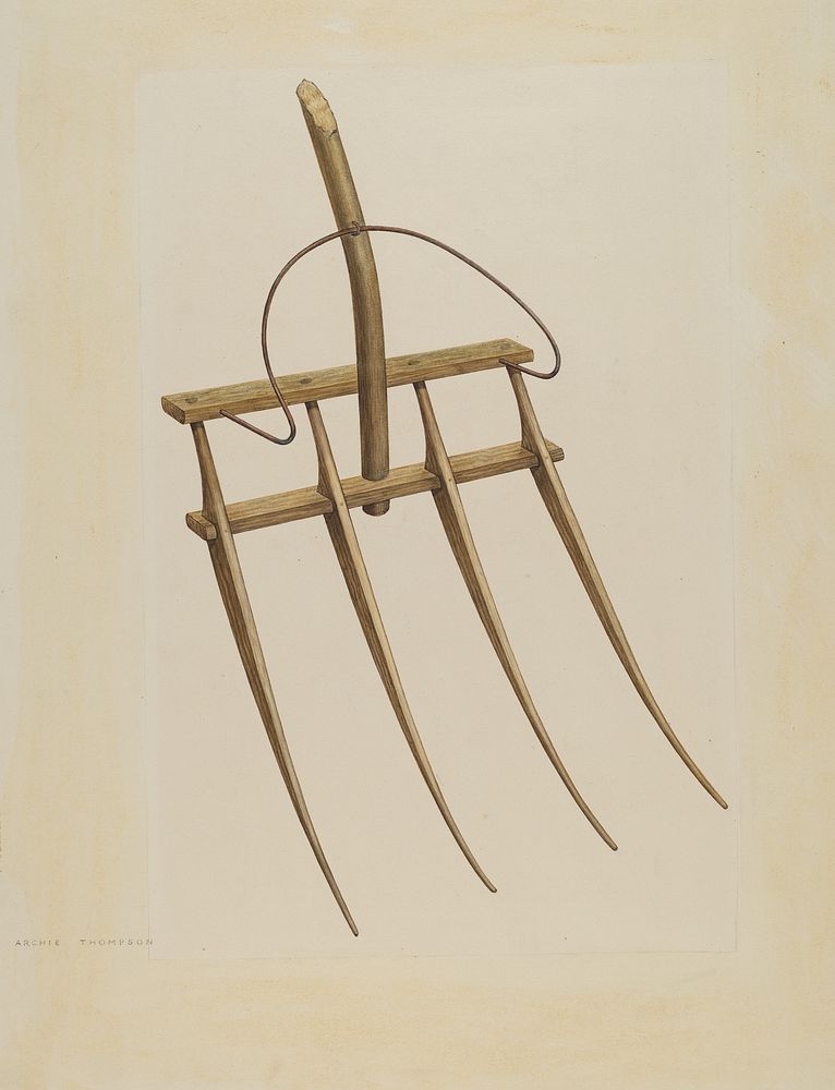 Straw Fork, Bishop Hill (ca.1939) by Archie Thompson.  