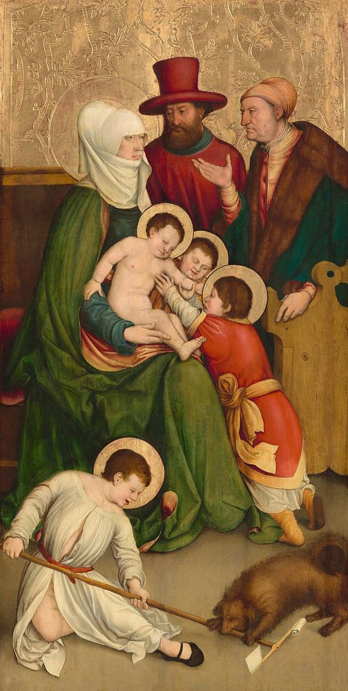 Saint Mary Cleophas and Her Family (ca. 1520–1528) by Bernhard Strigel.  