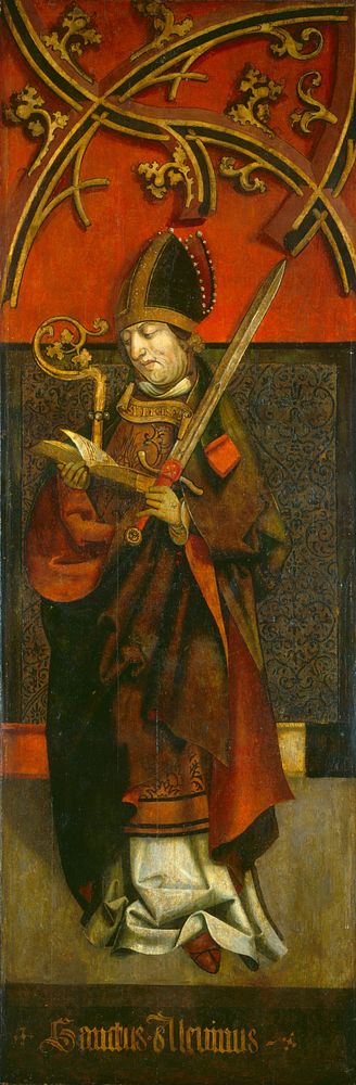 Saint Alcuin (ca. 1500–1525) from the Tyrolean 16th Century.