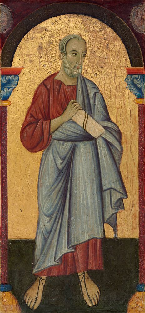 Saint John the Evangelist (ca. 1272) by Master of Saint Francis. 