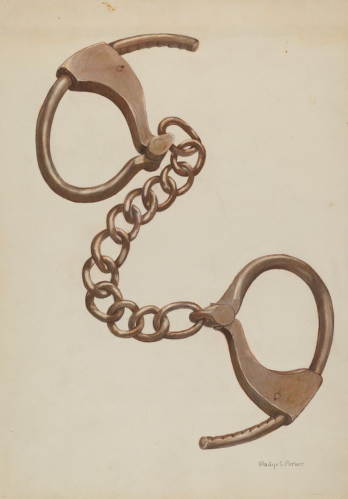 Shackles or Leg Irons (ca.1937) by Gladys C. Parker.  