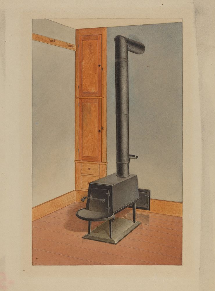 Shaker Stove/Built&ndash;in Closet (c. 1938) by John W. Kelleher. 