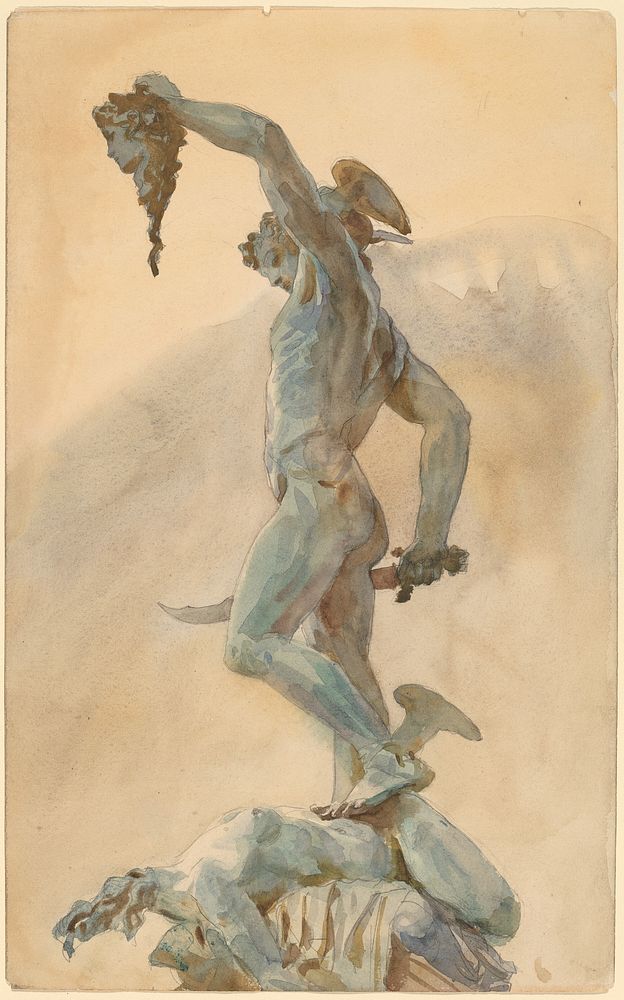 Sketch of Cellini's "Perseus" John Singer Sargent (1856–1925).  