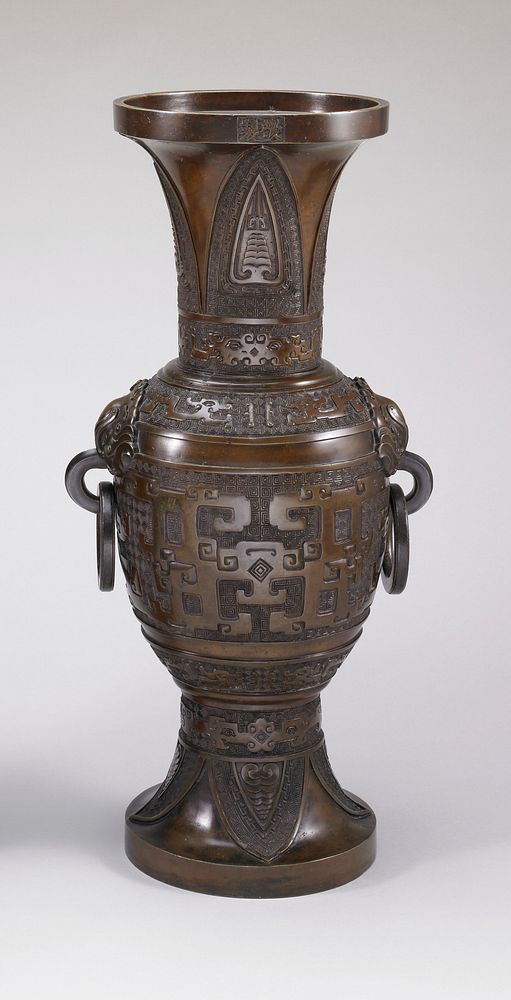 Imperially Commissioned Baluster-Form Temple Vase