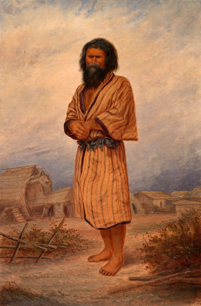 Aino Man by Antonion Zeno Shindler, 1813 Bulgaria-died Washington, DC 1899