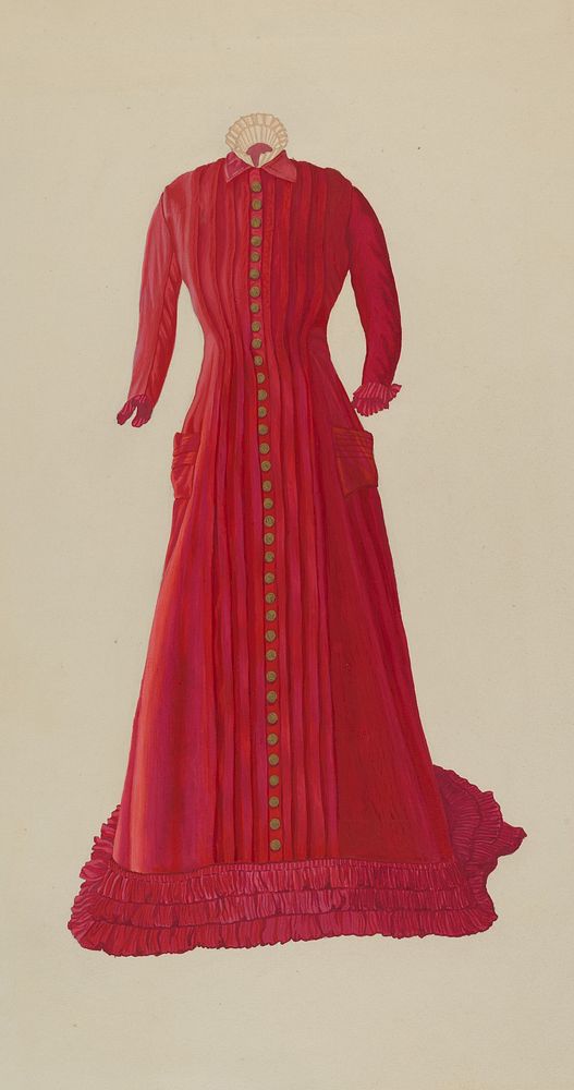 Tea Gown (c. 1937) by Joseph L. Boyd.  