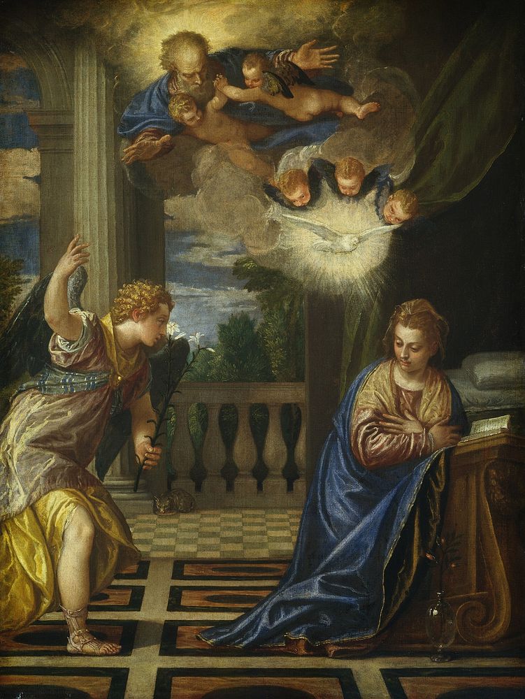 The Annunciation (ca. 1583–1584) from the Veronese & Italian 16th Century.