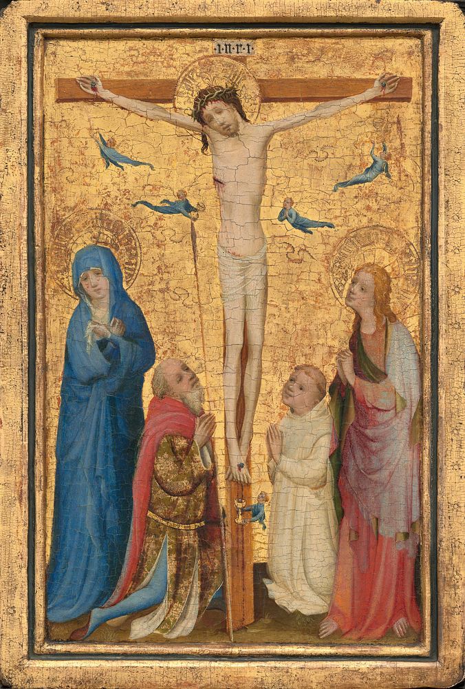 The Crucifixion (ca. 1400&ndash;1410) by Master of Saint Veronica.  