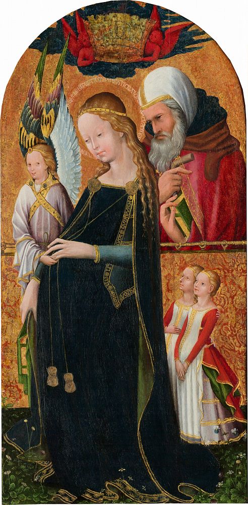The Expectant Madonna with Saint Joseph (ca. 1425&ndash;1450) by French 15th Century.  