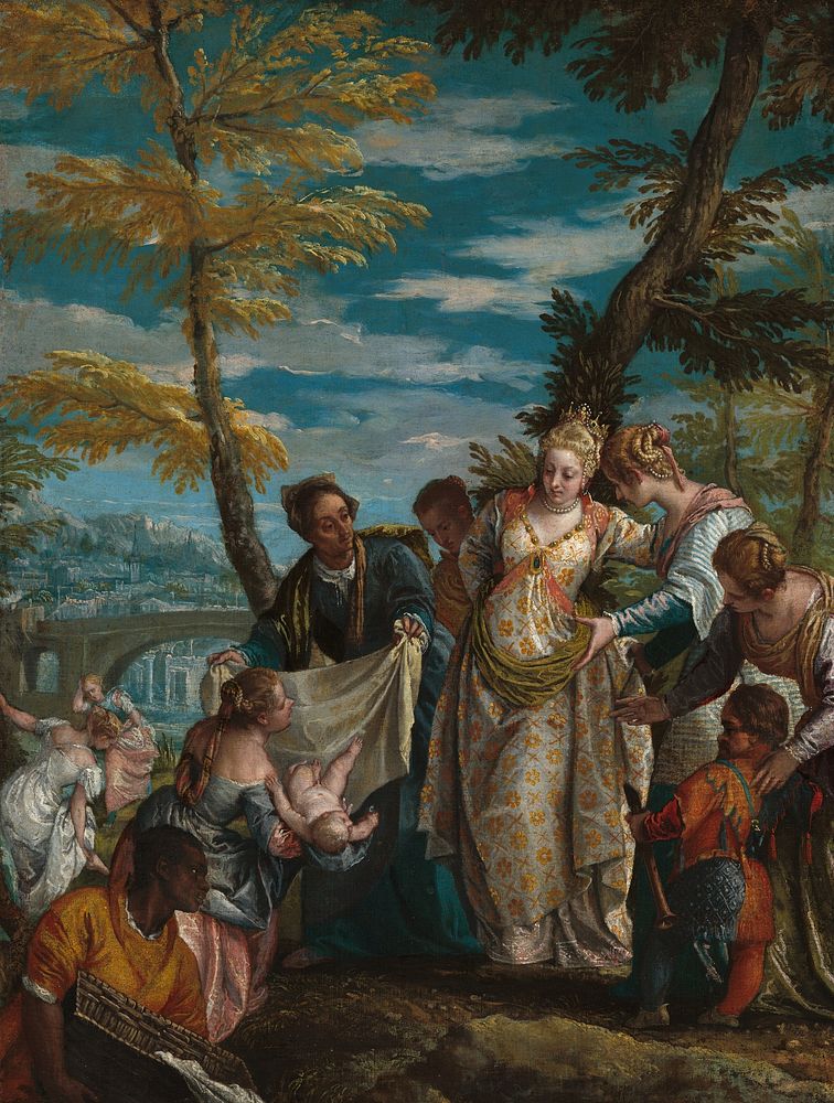 The Finding of Moses (ca. 1581&ndash;1582) by Veronese.  