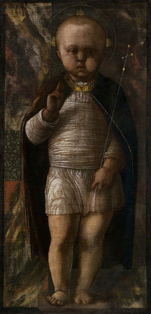 The Infant Savior (ca. 1460) by Andrea Mantegna.  