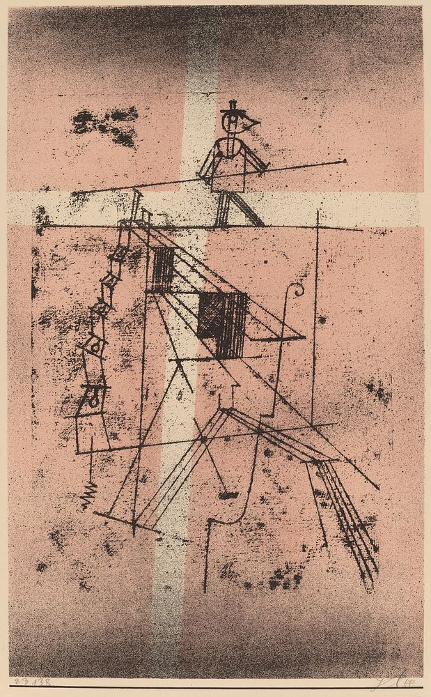 Paul Klee's The Tight Rope Walker (Seiltänzer) (1923) 