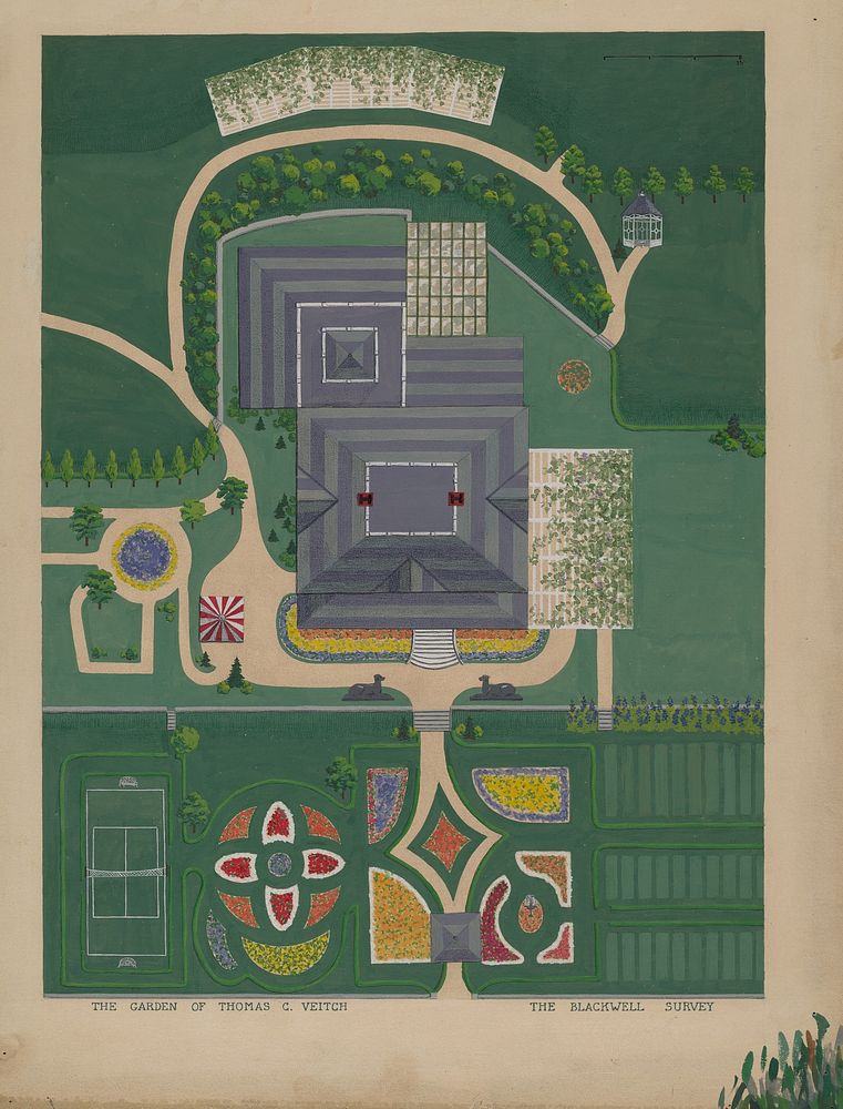 Thomas C. Veitch Estate (ca. 1936) by Gilbert Sackerman, William Merklin and Helen Miller.  