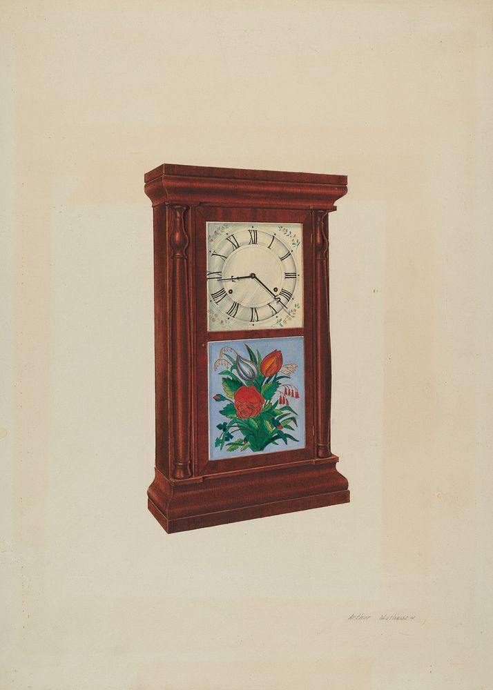 Seth Thomas Clock (1935&ndash;1942) by Arthur Mathews.  