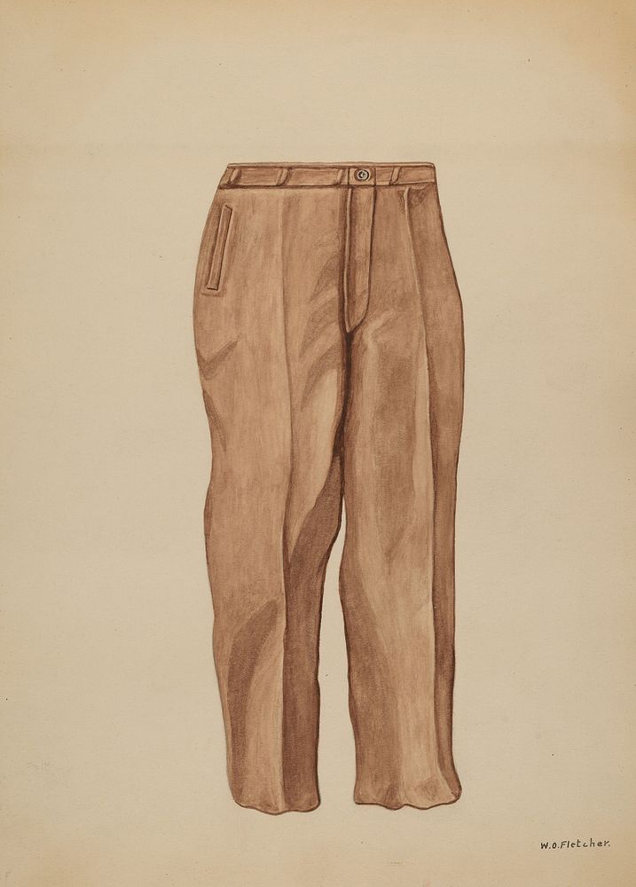 Trousers (c. 1937) by William O. Fletcher.  