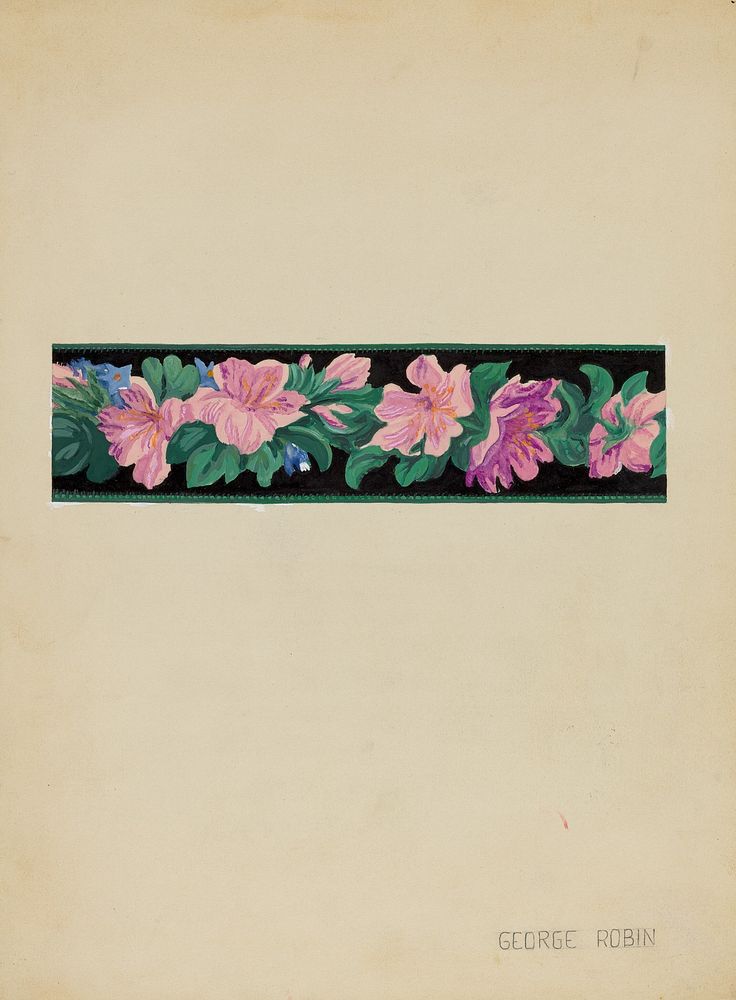 Wall Paper Border (c. 1937) by George Robin.  