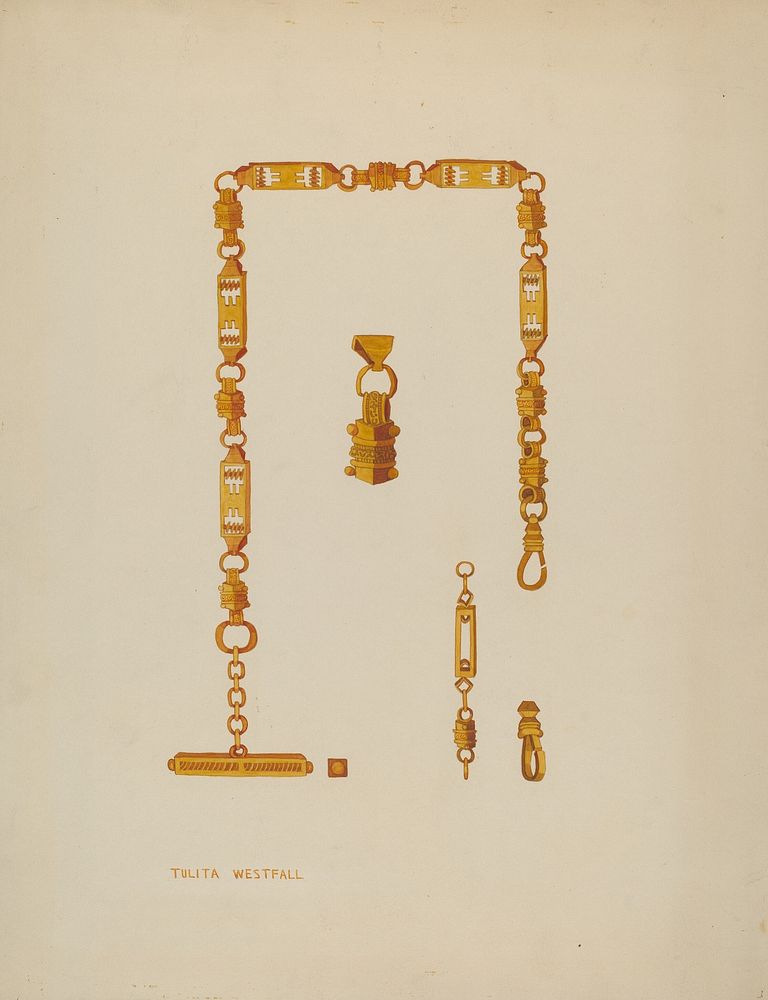 Watch Chain (ca.1937) by Tulita Westfall.  