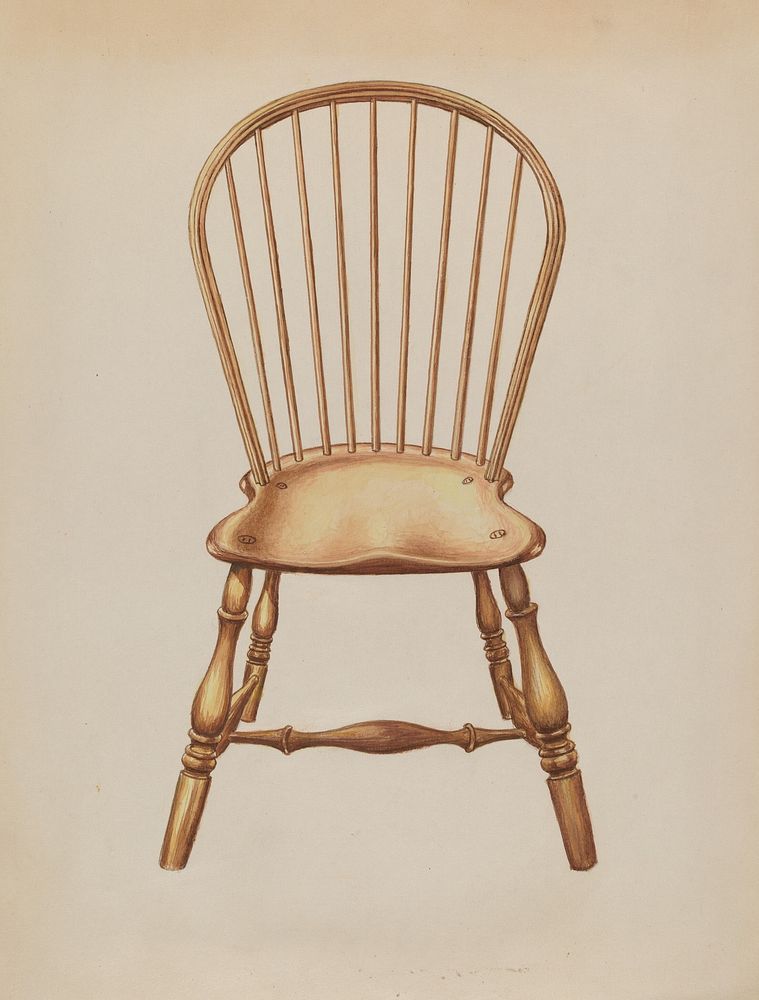 Windsor Chair (ca.1936) by Gerald Bernhardt.  