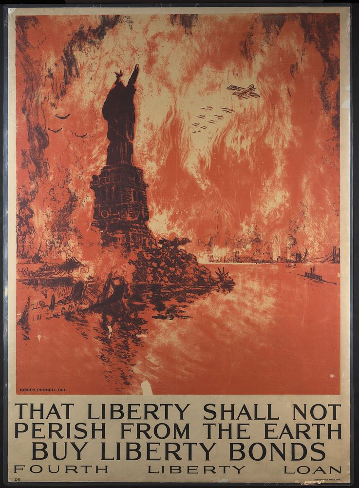 That liberty shall not perish from the earth - Buy liberty bonds Fourth Liberty Loan / / Ioseph Pennell del. ; Heywood…