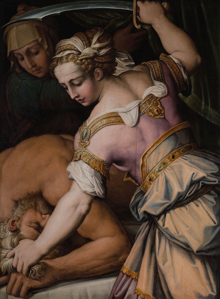 Judith and Holofernes (c.1554) in high resolution by Giorgio Vasari, Italian, 1511–1574.  