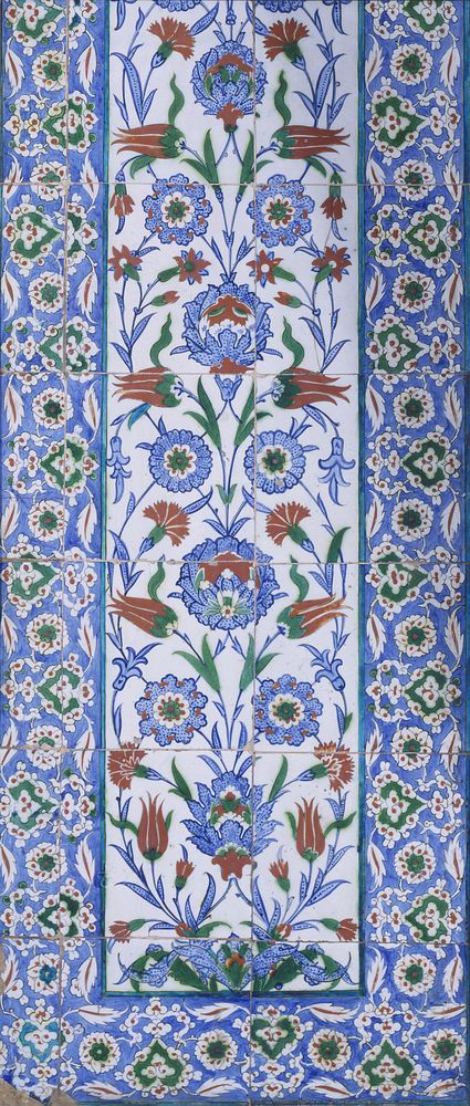 Tile Panel (c.1560&ndash;80) architectural elements design in high resolution by anonymous.  