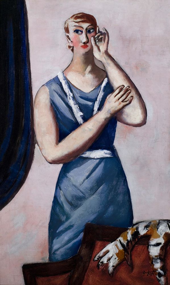 Valentine Tessier (1929&ndash;30)  in high resolution by Max Beckmann. 
