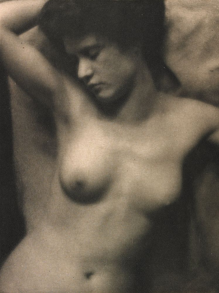 Torso during 20th century photo in high resolution by Alfred Stieglitz.  