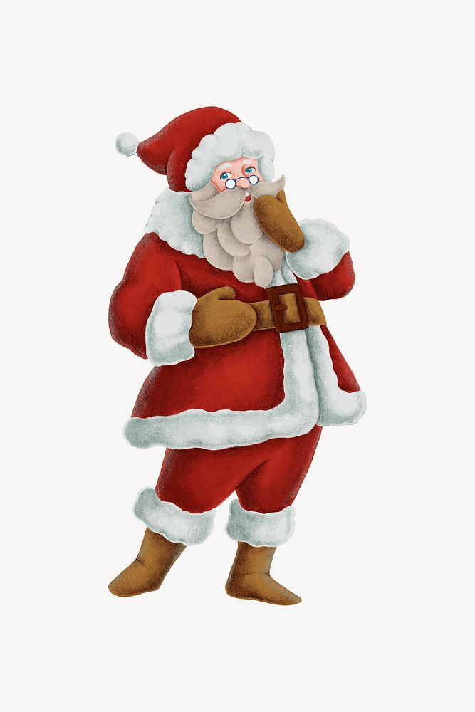 Hand drawn Santa Claus illustration