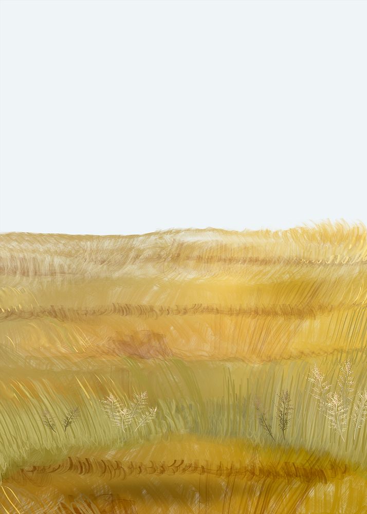 Savanna grassland illustration background