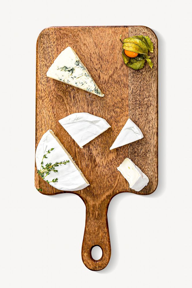 Cheese board isolated design