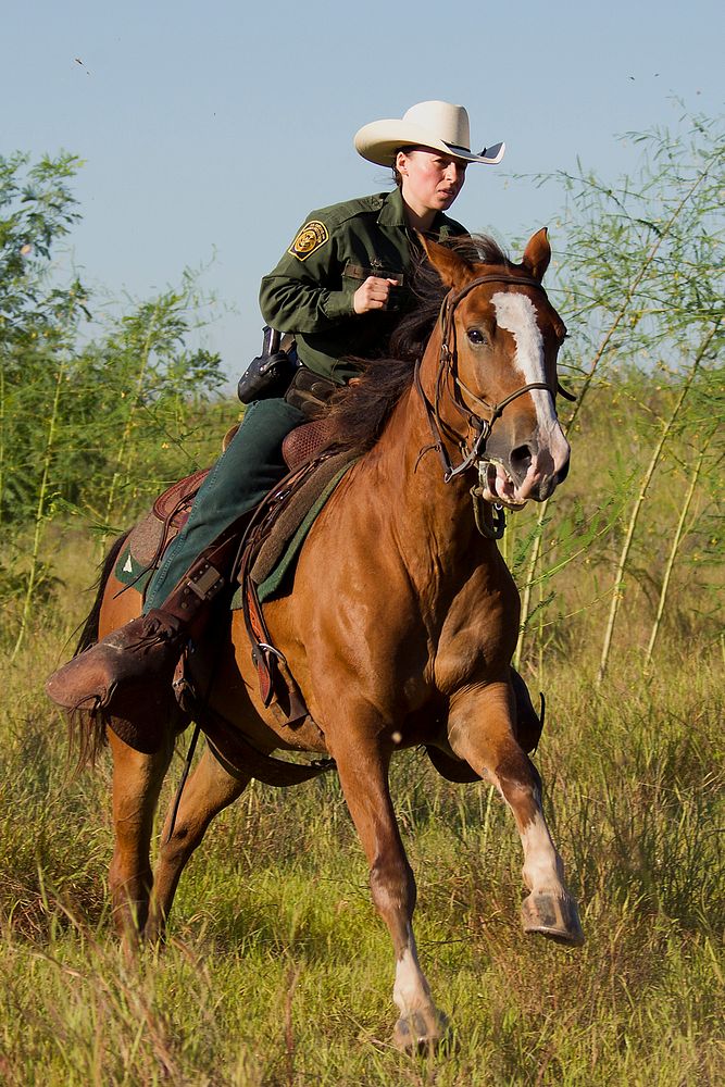 South Texas, Border Patrol Agents from the McAllen Horse Patrol Unit 