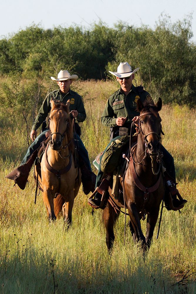 South Texas, Border Patrol Agents from the McAllen Horse Patrol Unit