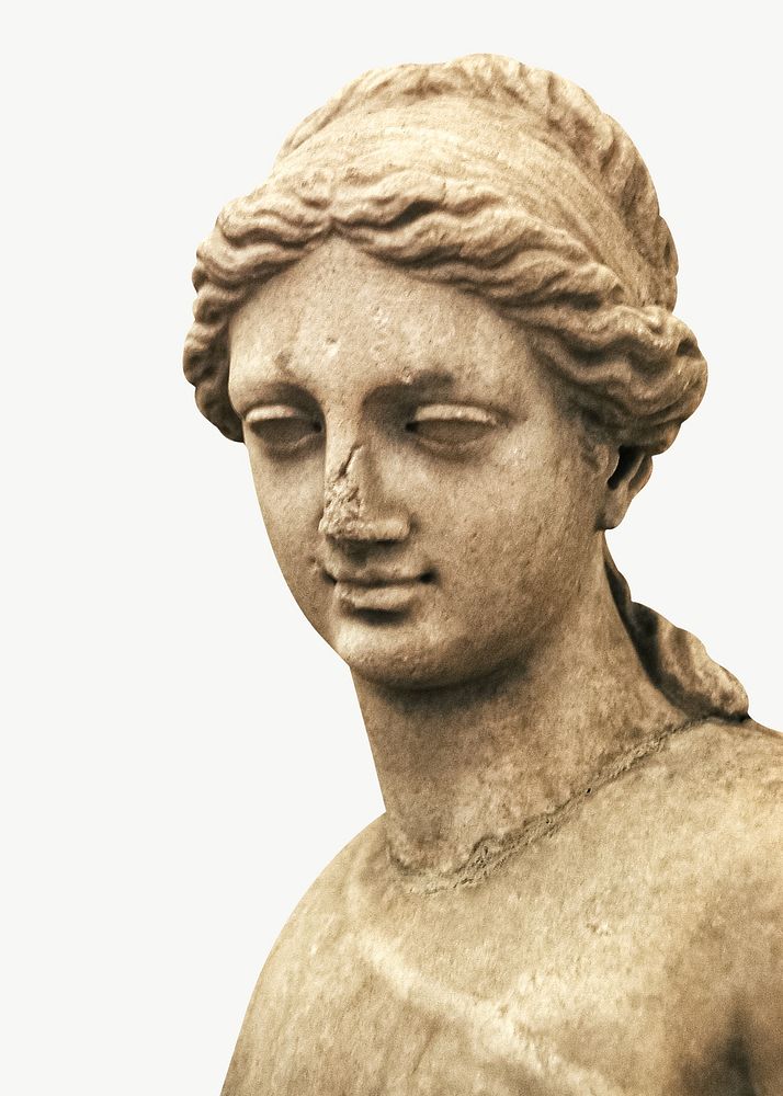 Roman statue  isolated design
