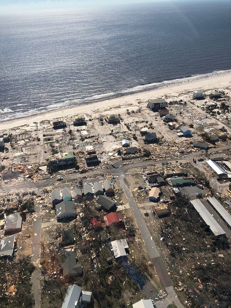 CBP AMO surveys the damage wrought by Hurricane Michael
