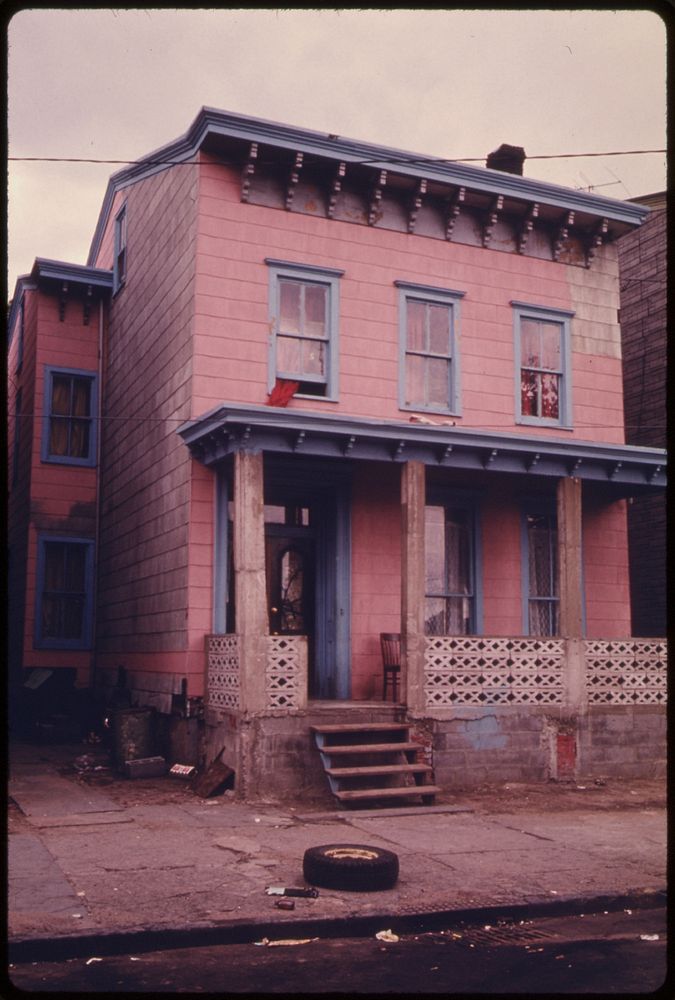House in the Inner City of Paterson, New Jersey.