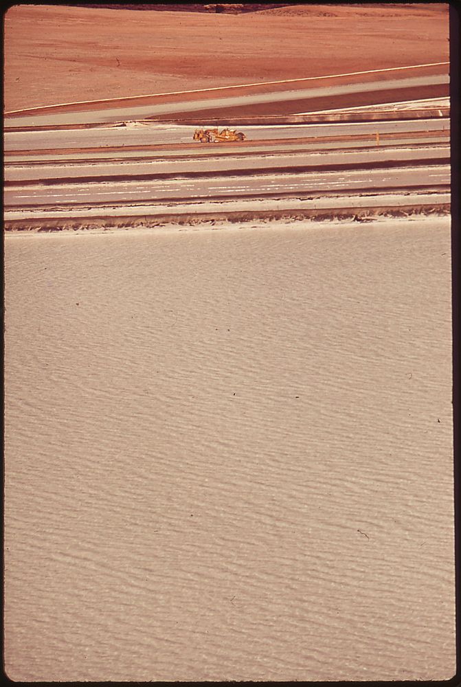 Settling Ponds of the Texas Gulf Sulphur Company's Potash Division Plant Located between Moab and the Canyonlands National…